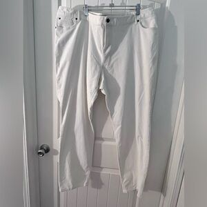 J.Jill Slim Leg Corduroy Cream Pant